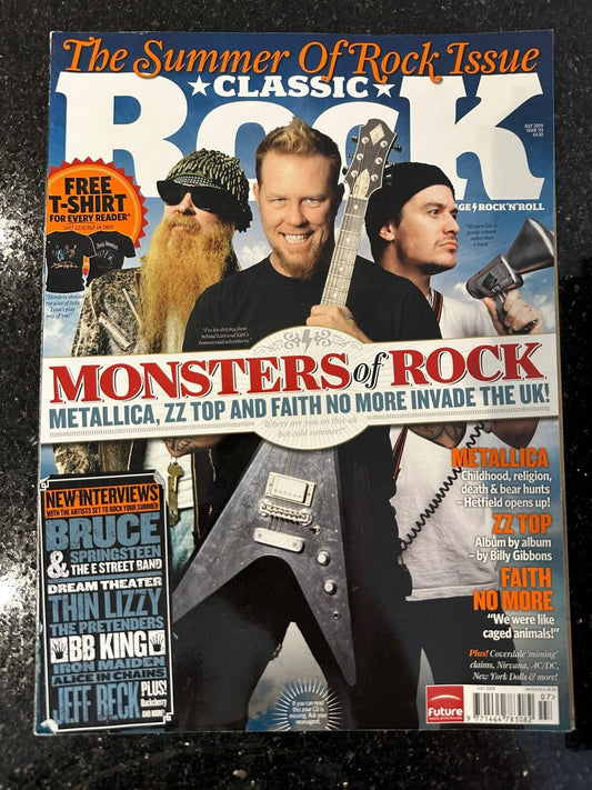 Classic Rock Magazine Issue 133 - July 2009 Monsters Of Rock