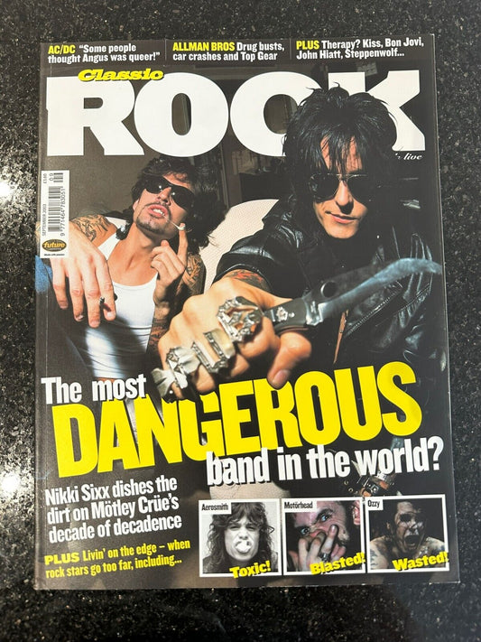 Classic Rock Magazine Issue 57 - September 2003 MOTLEY CRUE MOTORHEAD AC/DC