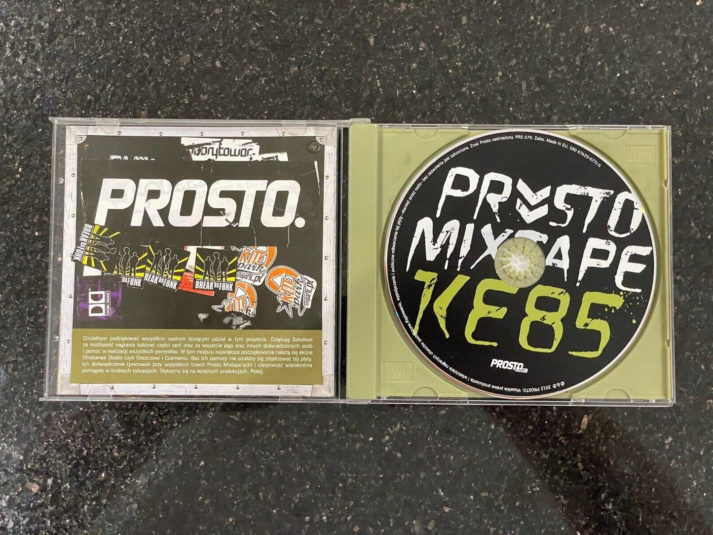 Prosto Mixtape - DJ Kebs/ 2005 First Release Polish  Hip Hop Polski Hip Hop