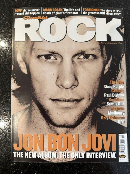 Classic Rock Magazine Issue 45 - October 2002 Bon Jovi