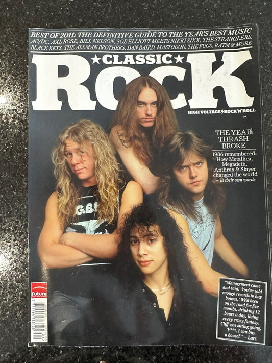 Classic Rock Magazine Issue 166 - January 2012 Metallica