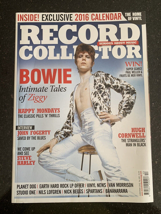 RECORD COLLECTOR MAGAZINE ~ Christmas  2015 - ISSUE: 448 - David Bowie