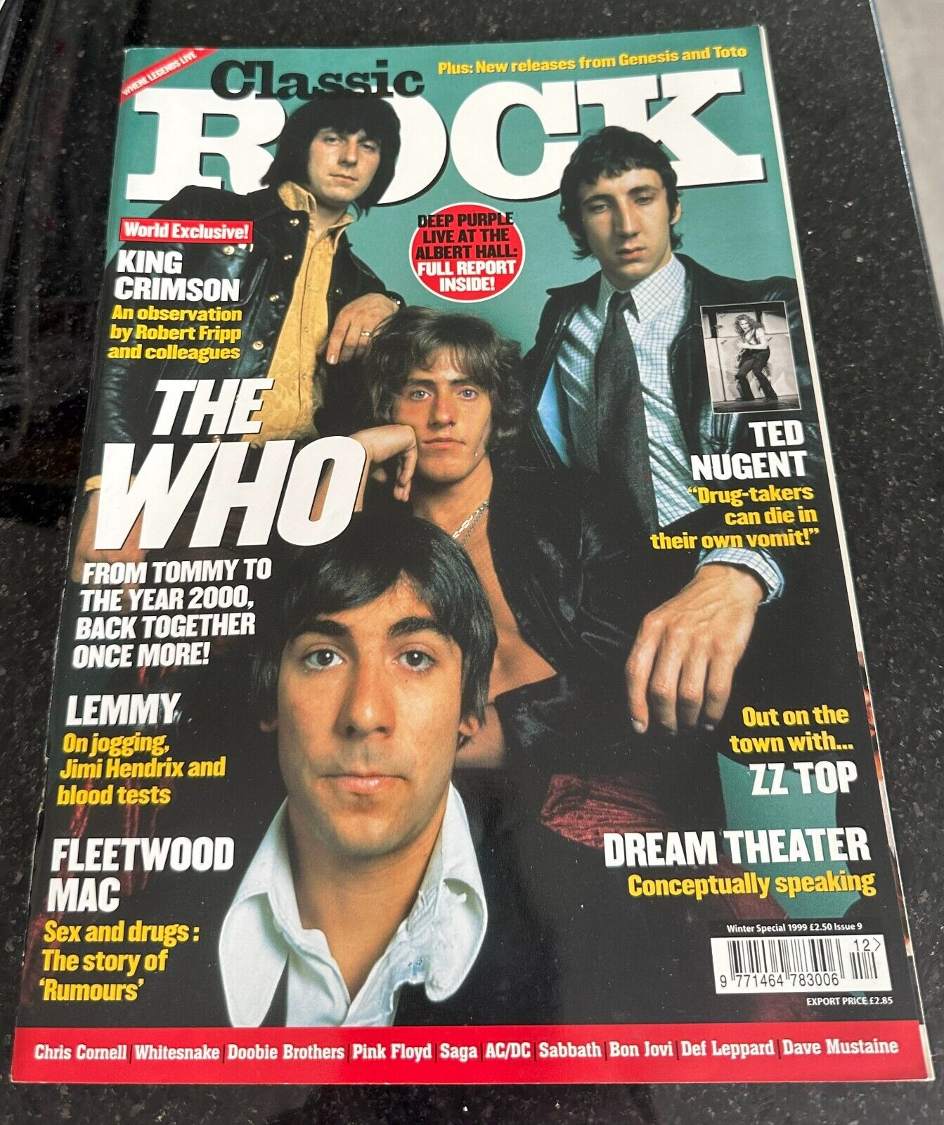 Classic Rock Magazine Issue 9 - Winter Spec. 1999 The Who Rare