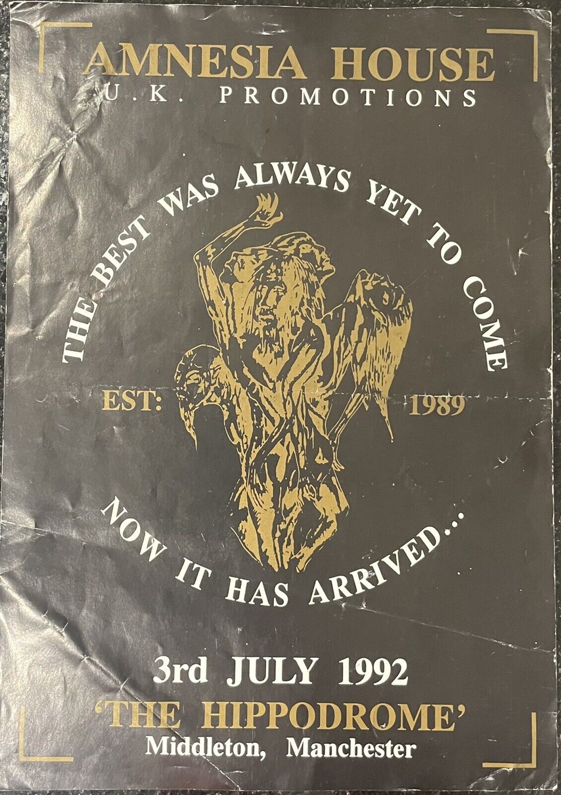 Rave Flyers - The Prodigy Amnesia House 1992