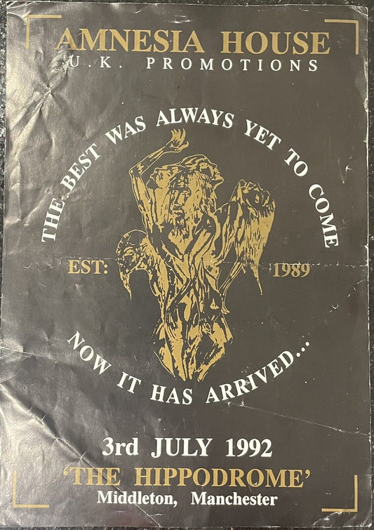 Rave Flyers - The Prodigy Amnesia House 1992