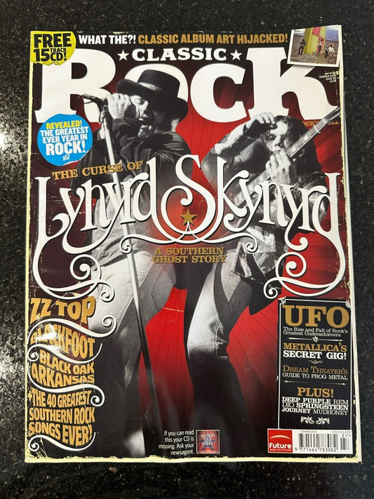 Classic Rock Magazine Issue 121 - Summer 2008 Lynyrd Skynyrd