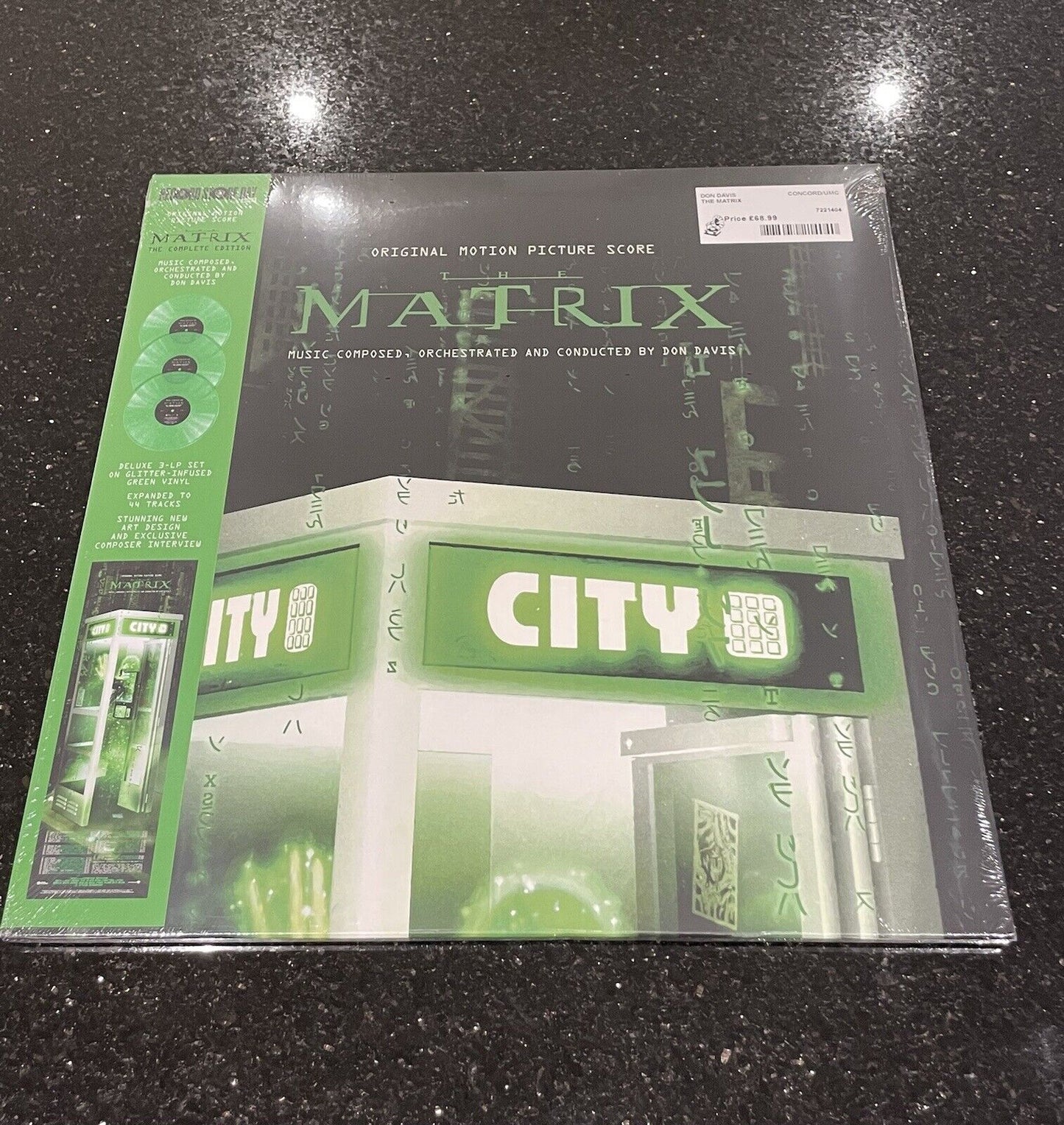 Don Davis - The Matrix Complete Edition Triple LP Coloured Green Vinyl RSD2021