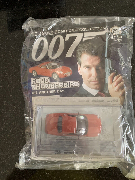 James Bond Car Collection 007 - Ford Thunderbird #27 Rare New