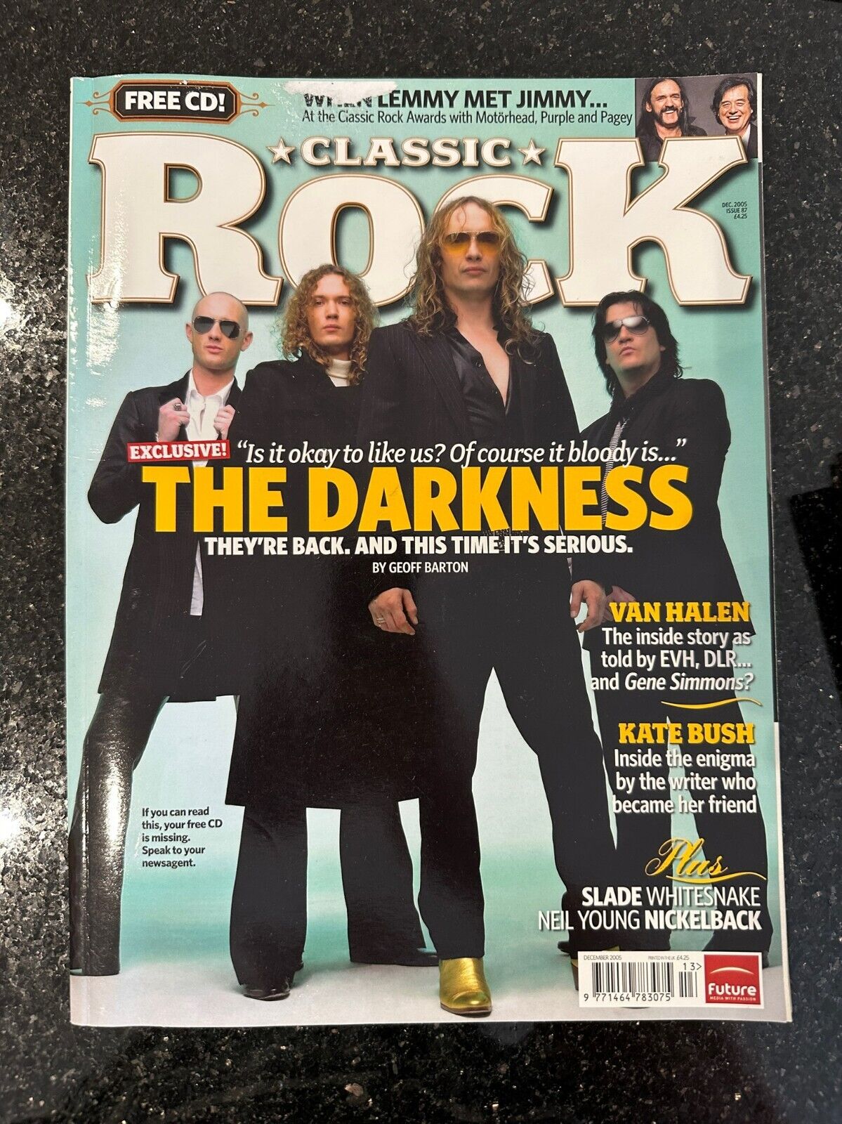 Classic Rock Magazine Issue 87 December 2005 - The Darkness