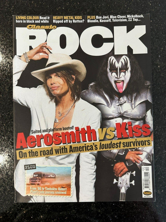 Classic Rock Magazine Issue 60 - December 2003 Kiss vs Aerosmith
