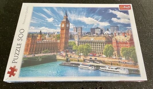 Trefl 500 Piece Jigsaw Puzzle - "Sunny Day in London" - Brand New and Sealed