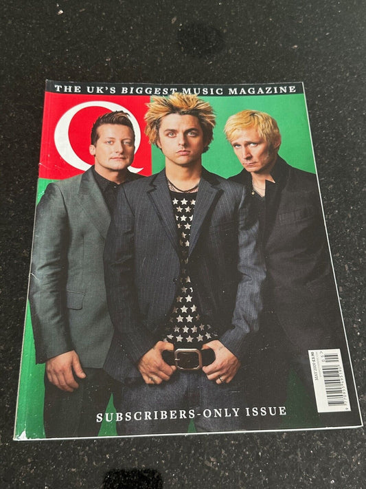 Q MAGAZINE  ISSUE# 274 - APRIL 2009 GREEN DAY SUBSCRIBERS ONLY EDITION RARE