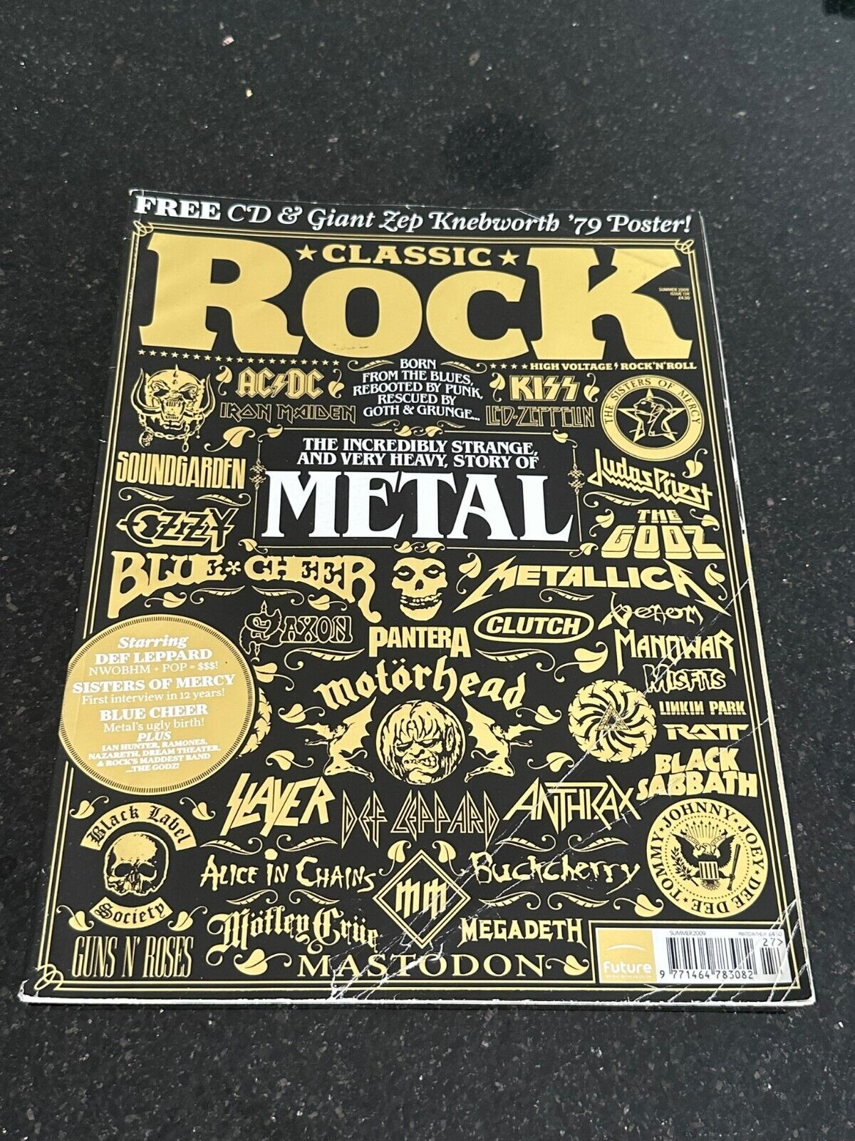 Classic Rock Magazine Issue 134 - Summer 2009 Heavy Metal