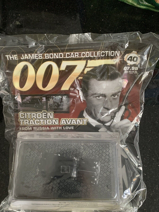 James Bond Car Collection 007 - Citroen Traction Avant   #40 Rare New