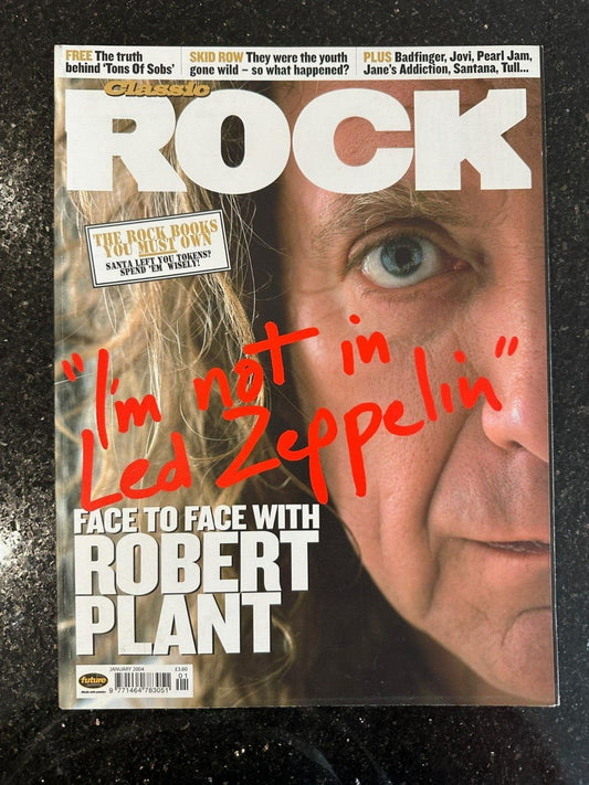 Classic Rock Magazine Issue 62 - January 2004 Robert Plant
