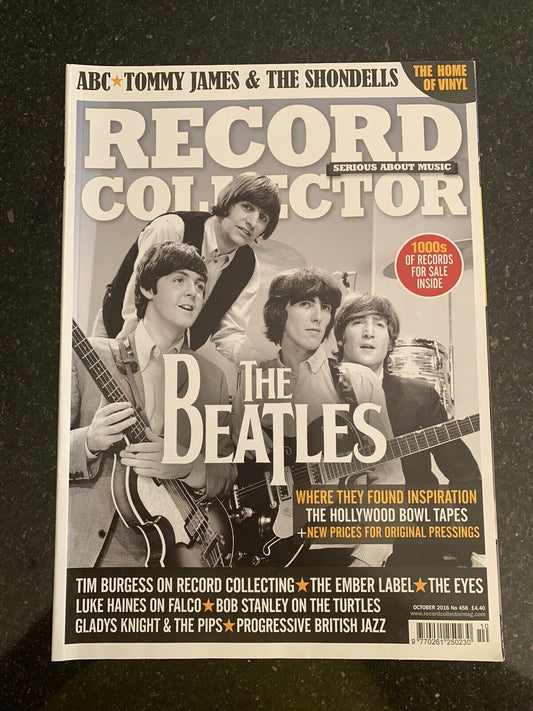 RECORD COLLECTOR MAGAZINE ~ October 2016 ISSUE: 458 - The Beatles