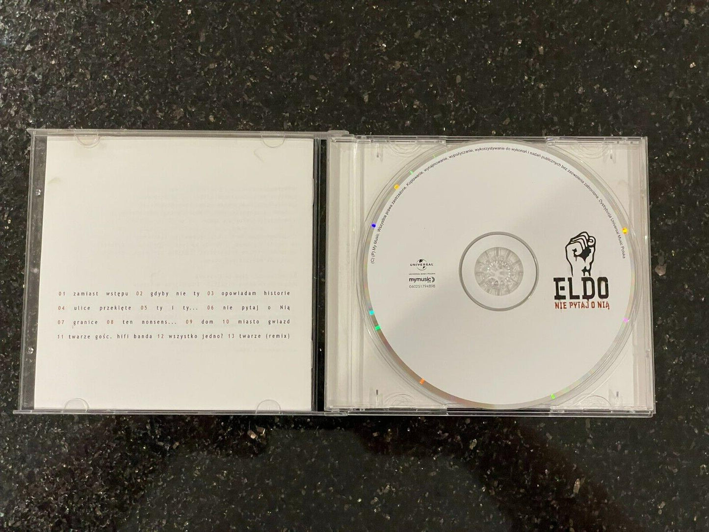 Eldo - Nie Pytaj O Nia - Eldo CD 2008 Polski Hip Hop Polish Hip Hop