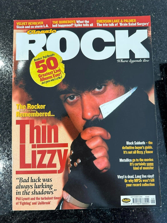 Classic Rock Magazine Issue 70 - September 2004 THIN LIZZY QUIREBOYS