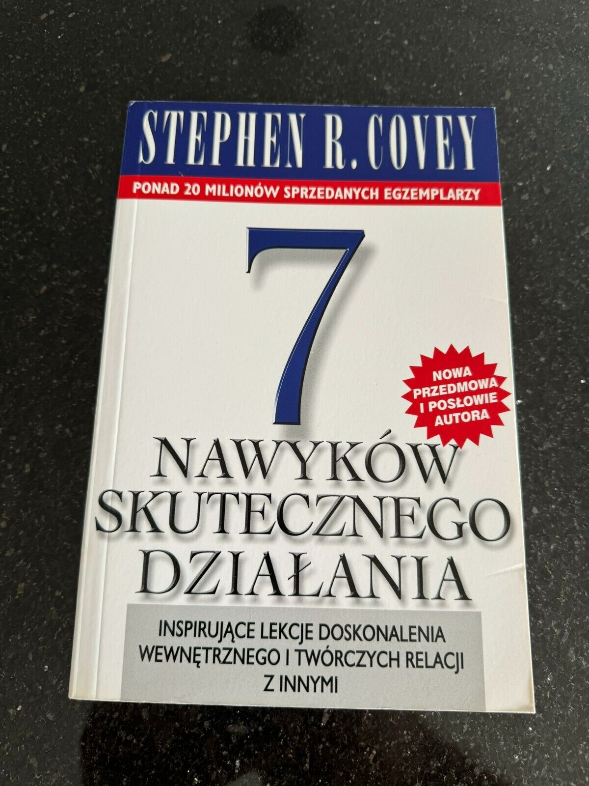 Stephen Covey - 7 nawyków skutecznego działania motywacja rozwój nawykow UK Post