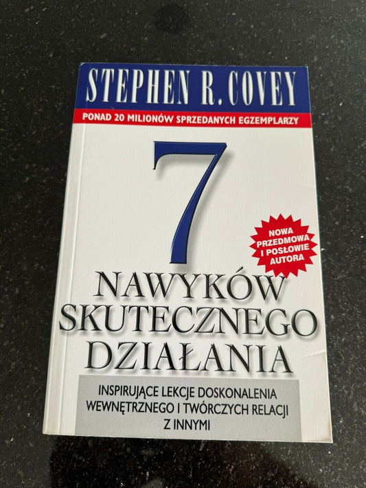 Stephen Covey - 7 nawyków skutecznego działania motywacja rozwój nawykow UK Post