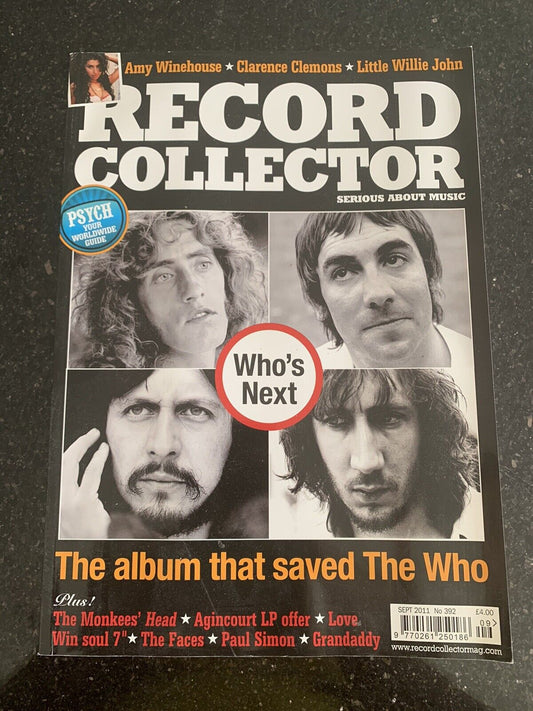 RECORD COLLECTOR MAGAZINE ~ September 2011 ISSUE: 392