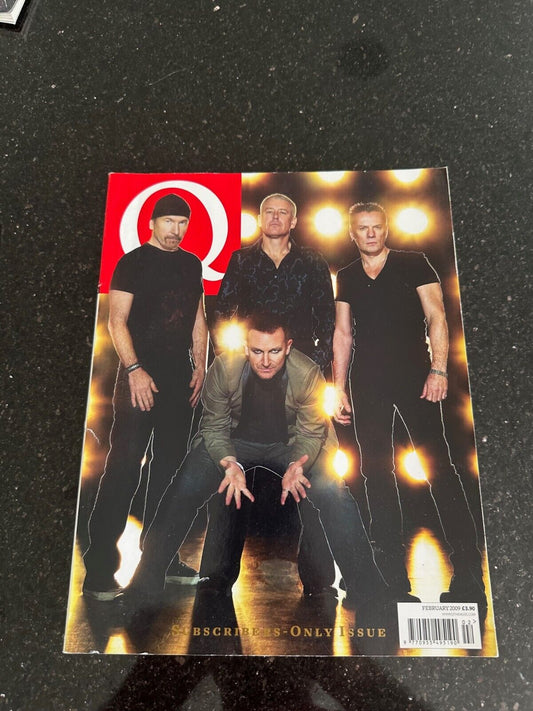 Q MAGAZINE  ISSUE# 271 - FEBRUARY 2009 U2 JAMIE CULLUM GLASVEGAS SEASICK STEVE