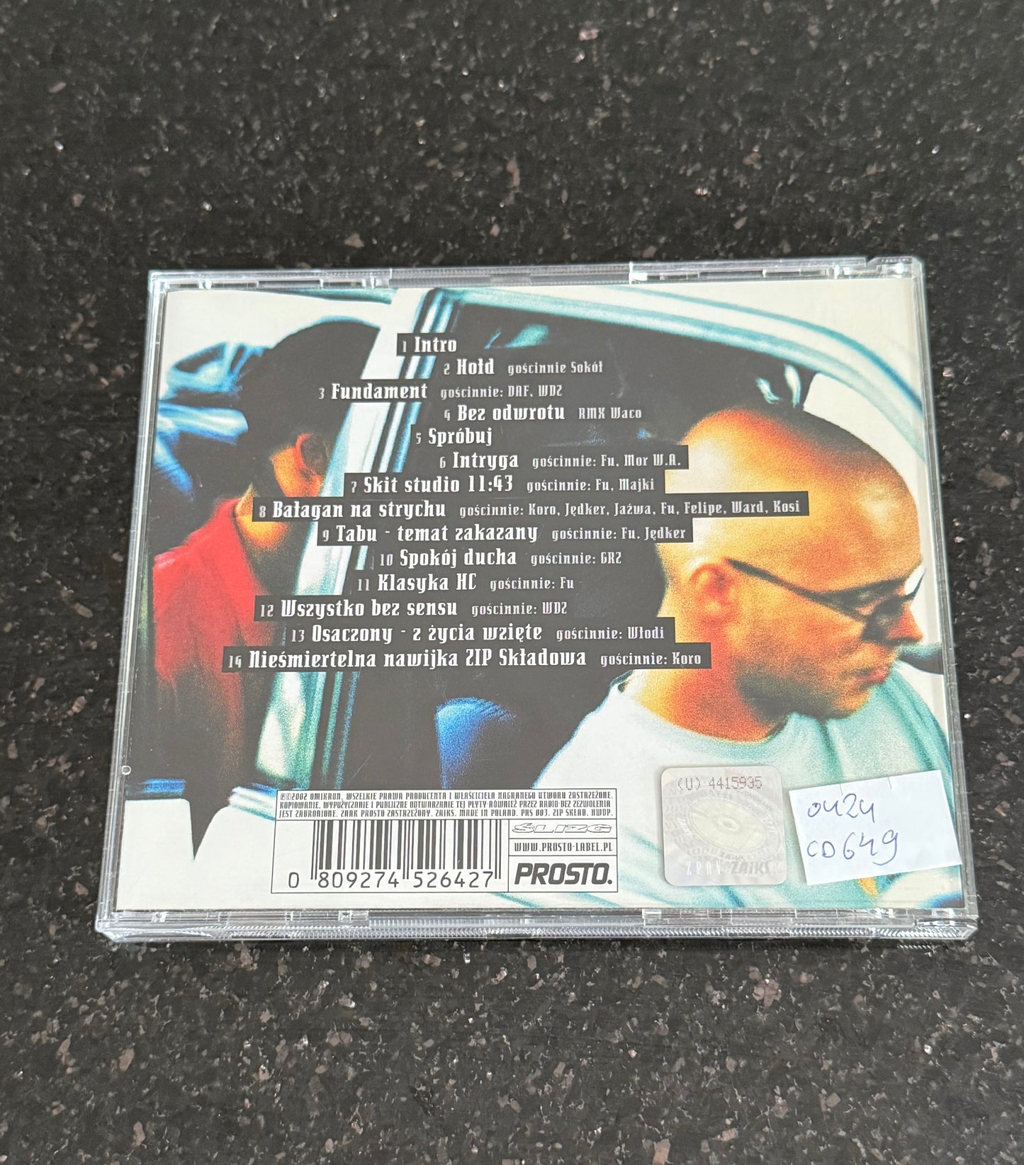 🇵🇱 Polish Hip Hop CD - Pono - Hold (Hołd) 2002 First Release ZIP Sklad Prosto 🇵🇱 Polish Hip Hop Polski Hip Hop CD