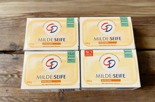 4x 100g CD Avocado mild solid soap 🛁 TRACKED SHIPPING Manufactured in Germany