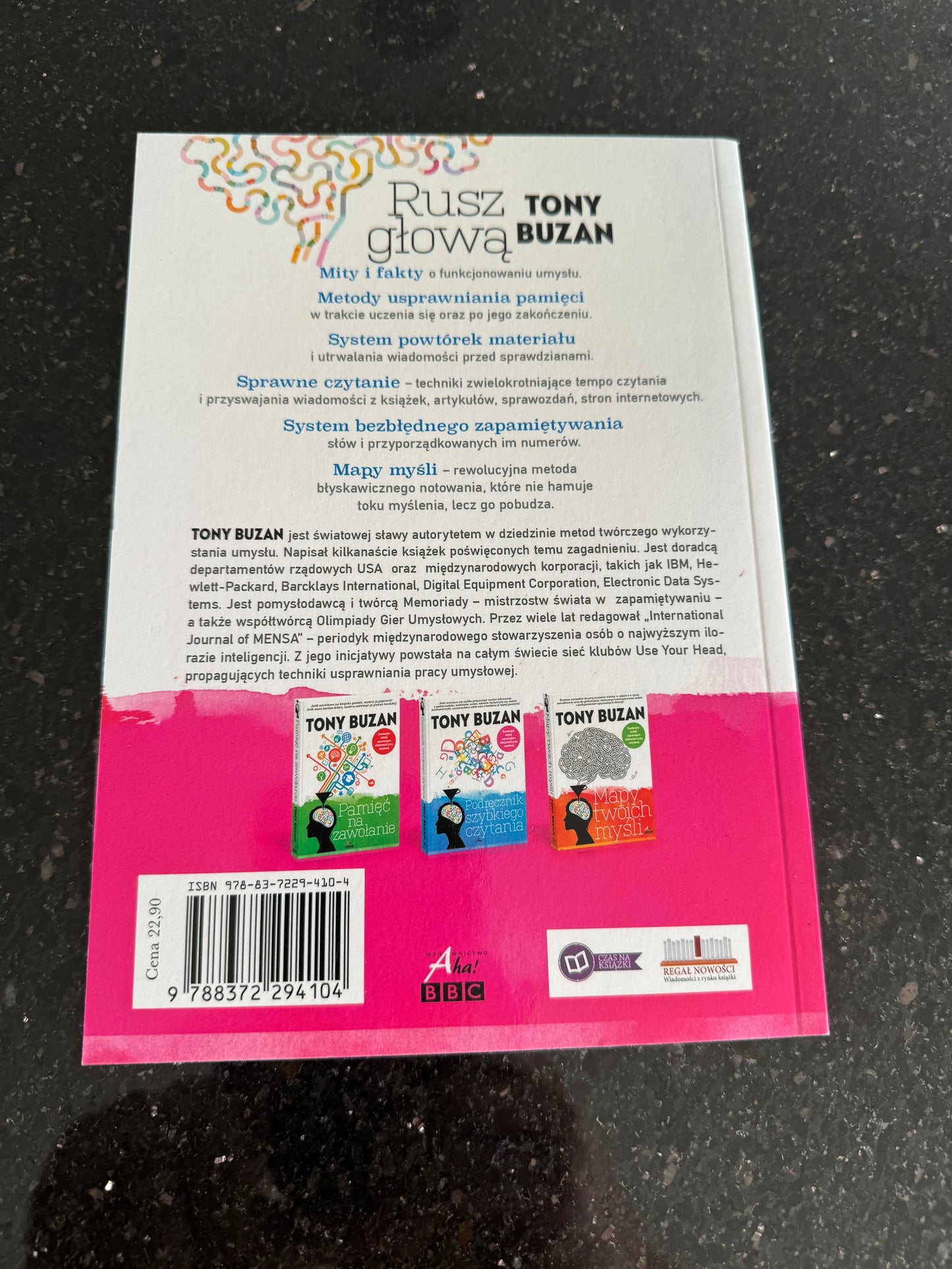 Tony Buzan - Rusz Głowa - Polish Book