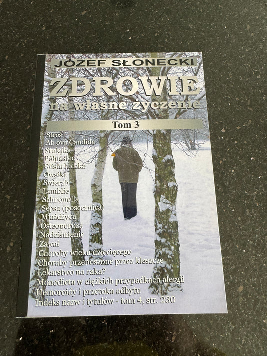 Jozef Slonecki - Zdrowie Na Wlasne Zyczenie Part 3 - Polish Book