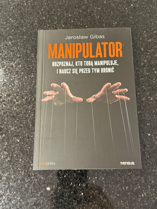 Jaroslaw Gibas - Manipulator Polish Book UK 🇬🇧 Delivery