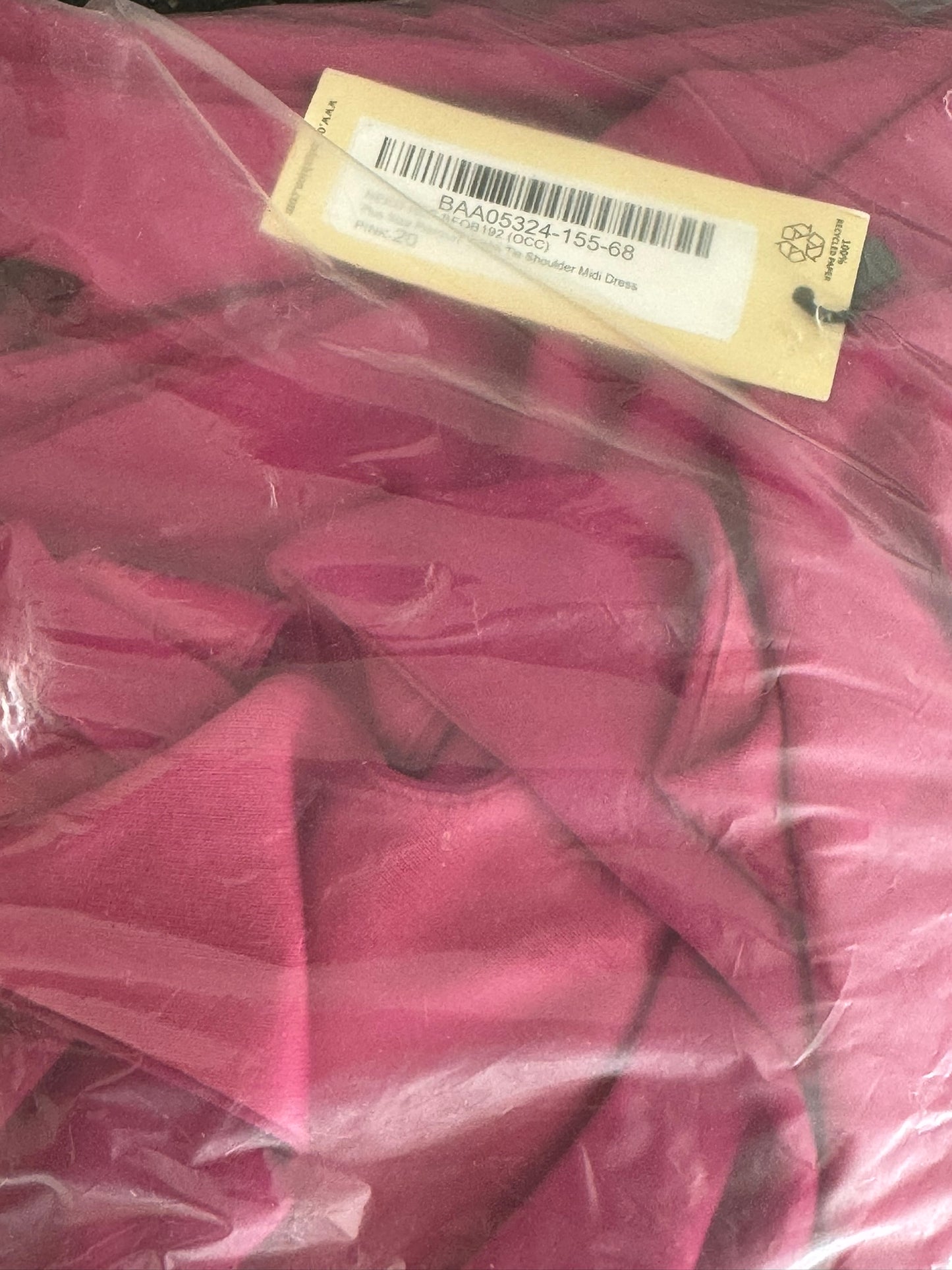 Oasis Curve Premium Crepe Tie Shoulder Midi Dress - Size 20