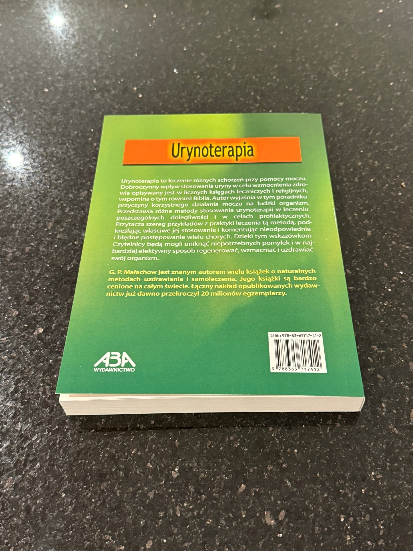 Giennadij Małachow - Urynoterapia - Polish Book Malachow