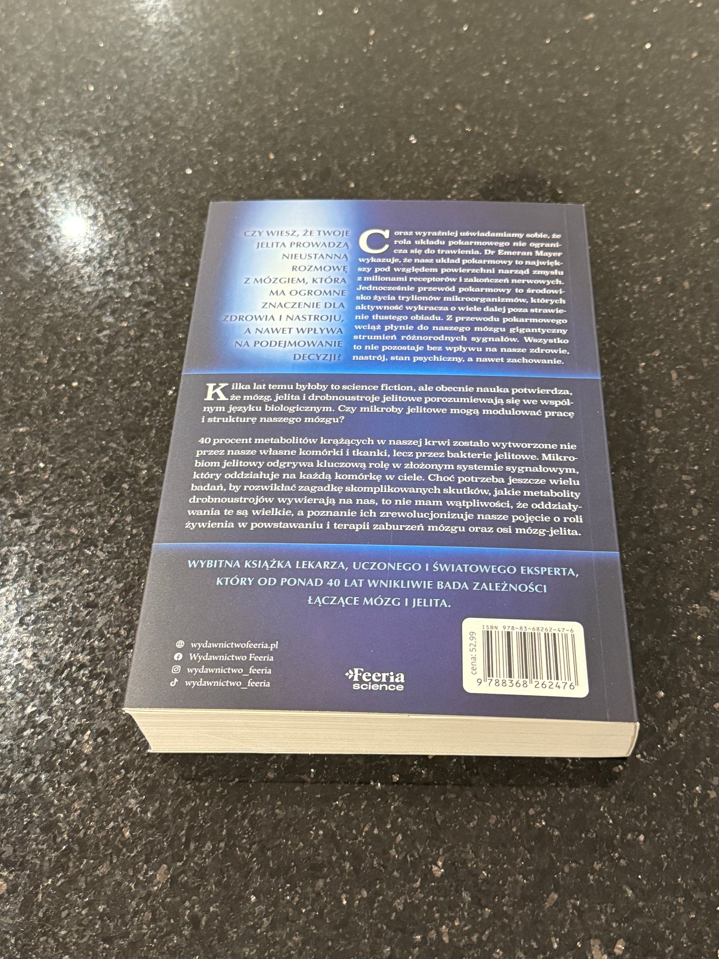 Polish Book - Twój drugi mózg (Twoj mozg) EMERAN MAYER / Feeria