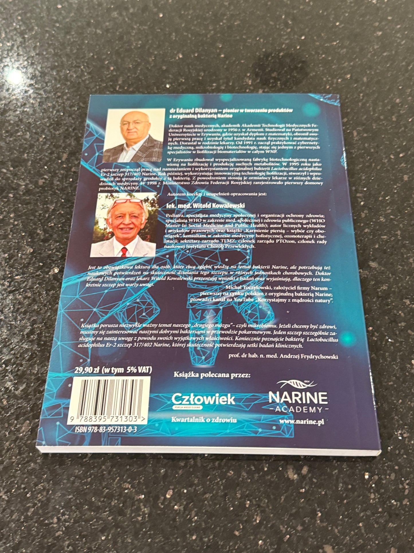 Polish Book - Narum - Zakazana bakteria Tajemnica zdrowia DILANAN EDUARD KARLENOVIC WITOLD KOWALEWSKI