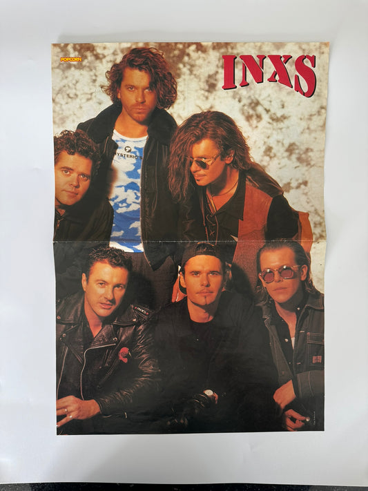 INXS Medium Sized Old School Poster - RARE