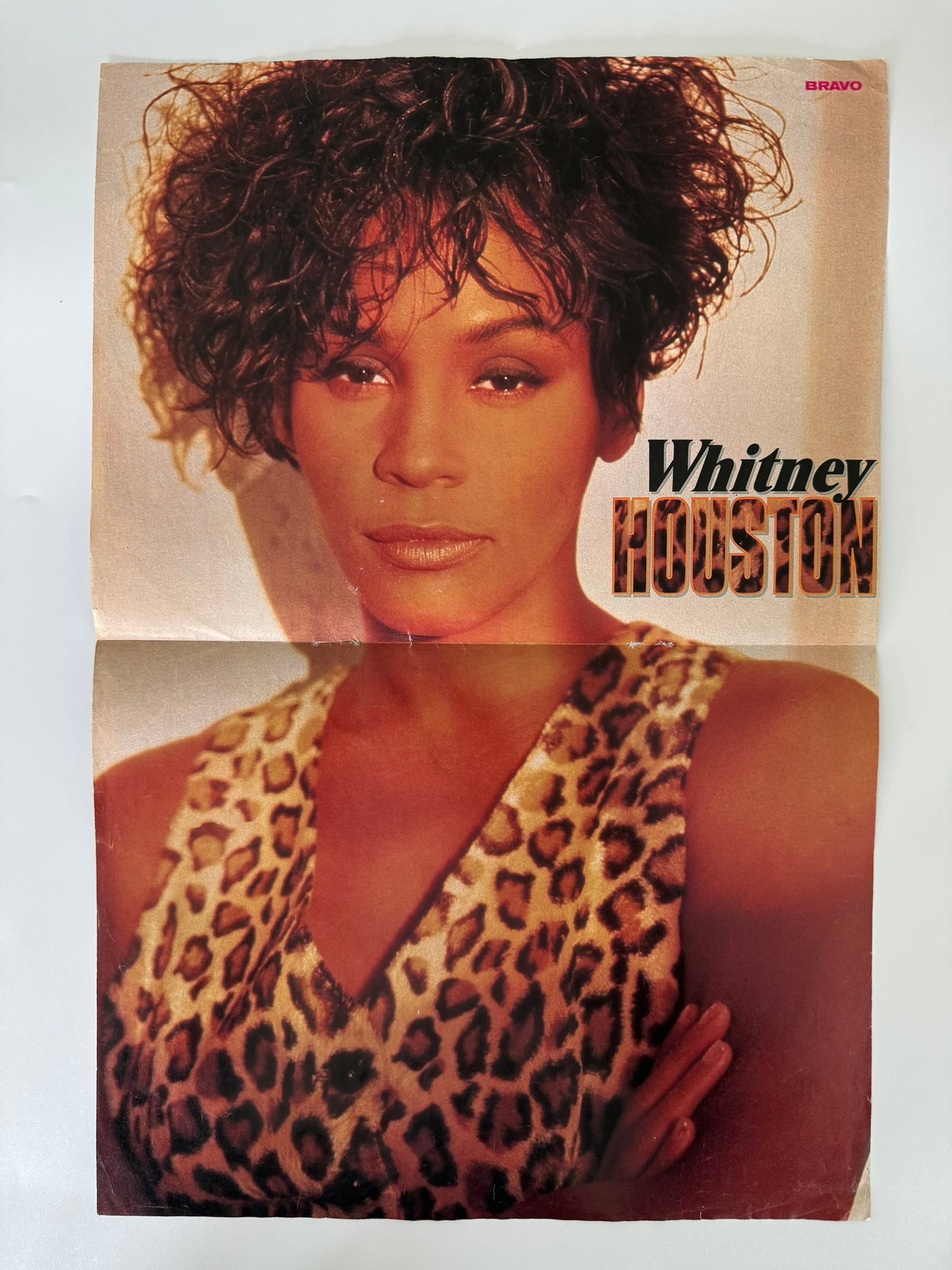 Whitney Houston Medium Sized Old School Poster - RARE