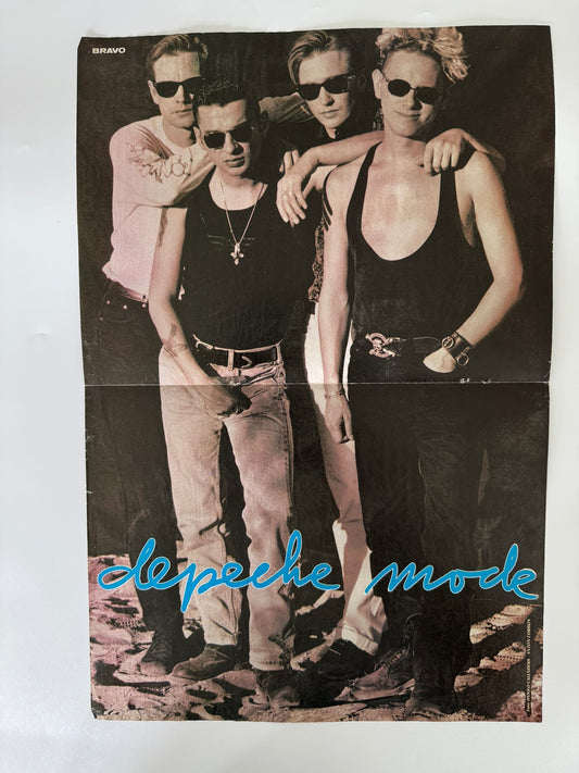 Depeche Mode Medium Sized Old School Poster - RARE