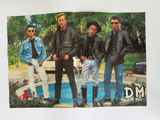 Depeche Mode Medium Sized Old School Poster - RARE
