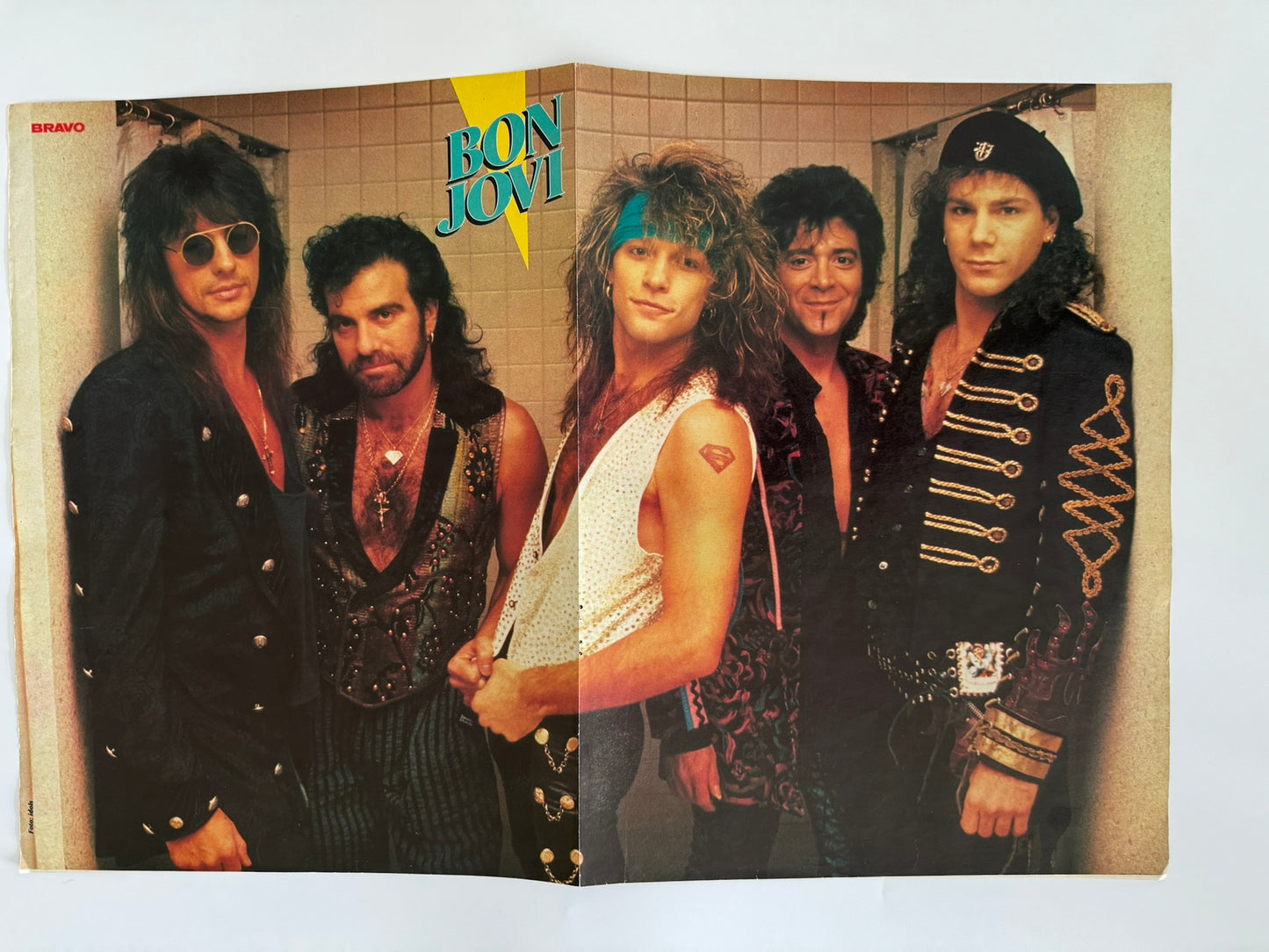 Bon Jovi Large Sized Old School Poster - RARE