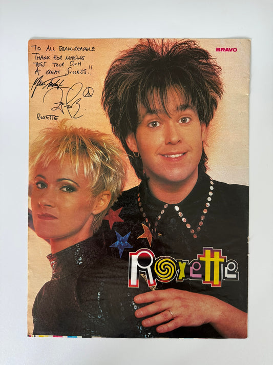 Roxette Small Sized Old School Poster - RARE