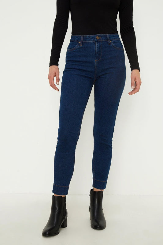 Oasis Lily High Rise Skinny Jean Blue - Size 14