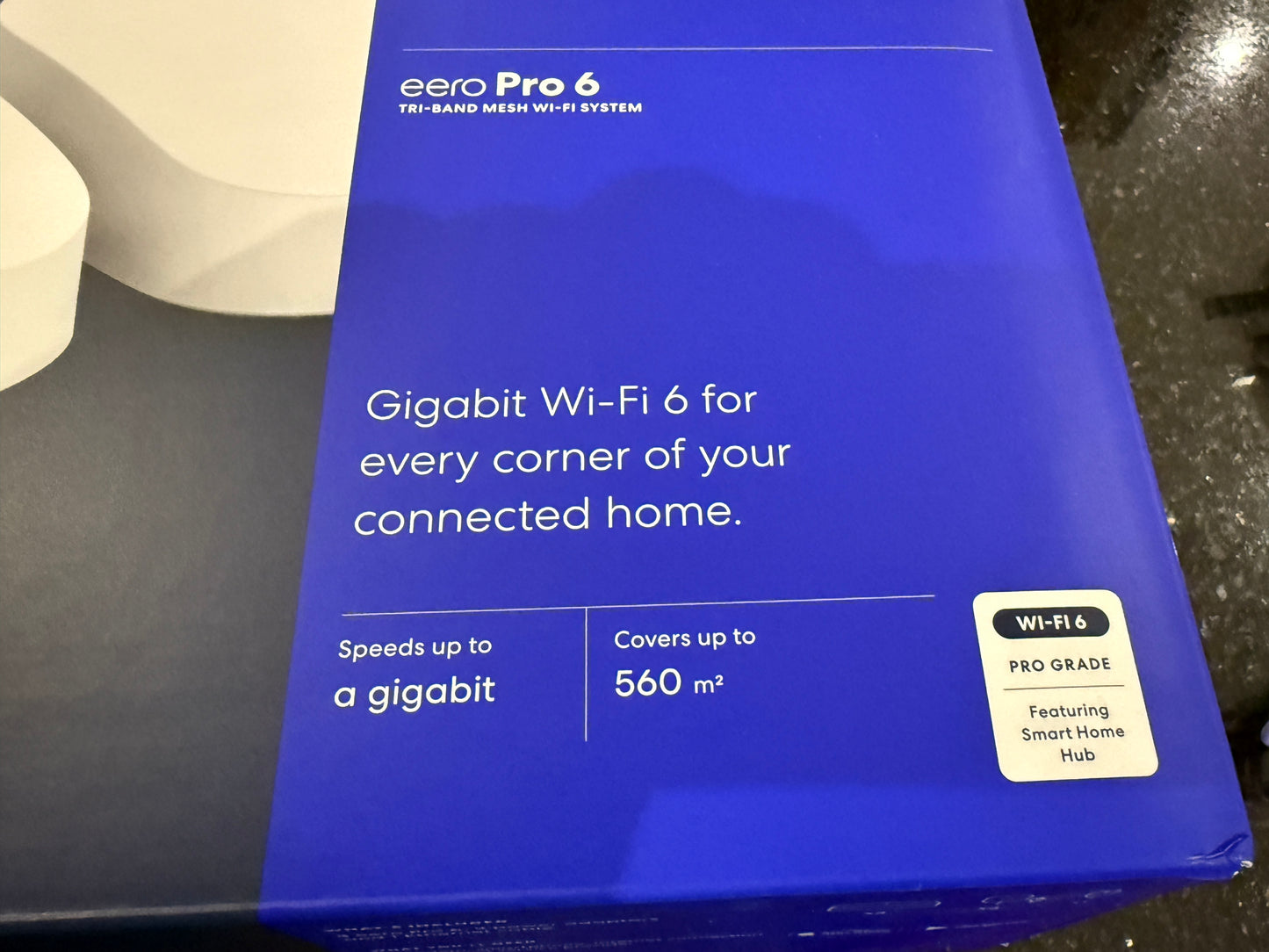 Amazon eero Pro 6E mesh Wi-Fi router | 2.5 Gbps Ethernet | Coverage up to 560 m2 | Connect 100+ devices | Ideal for streaming, working, and gaming | 3-Pack