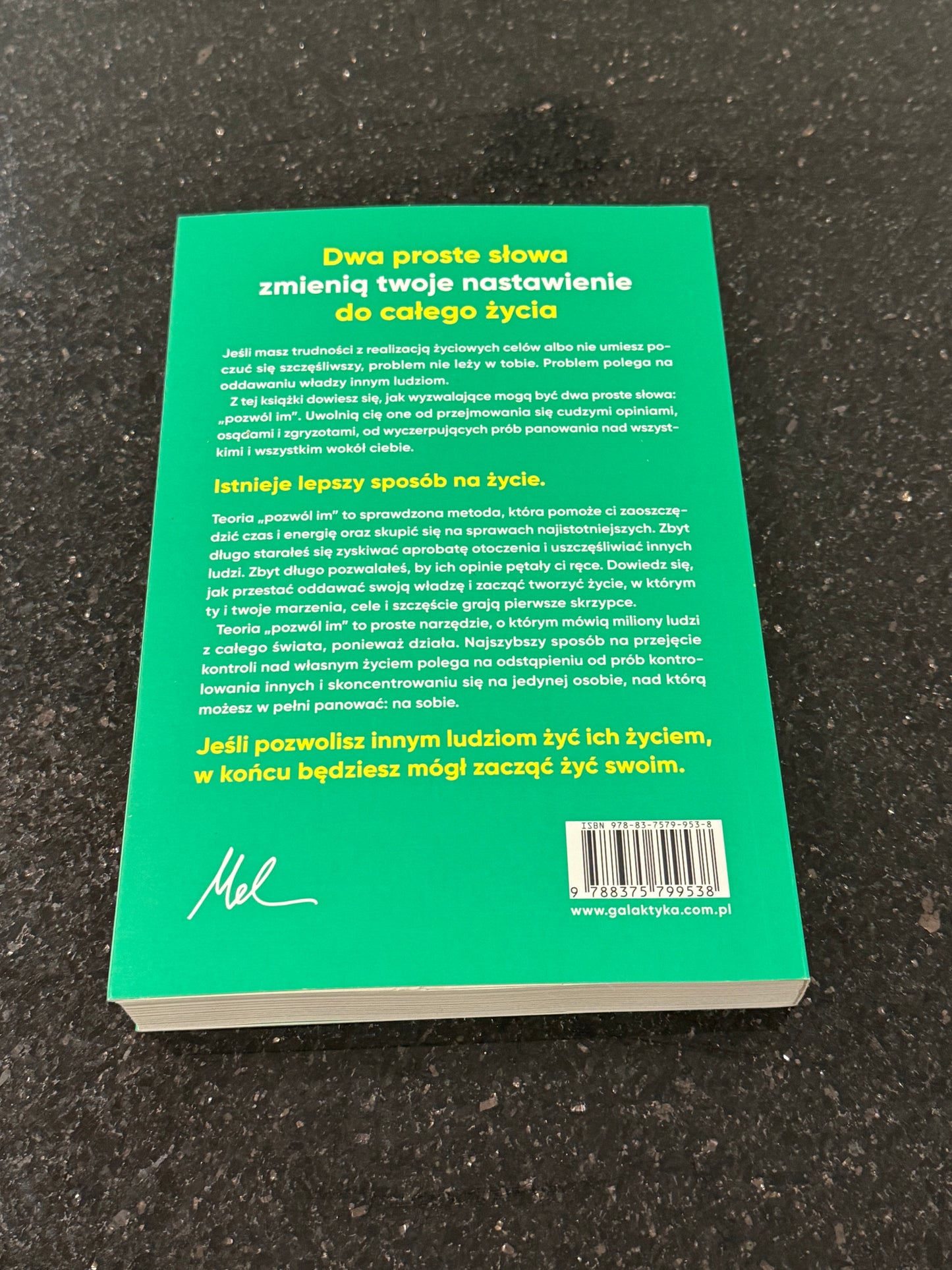 MEL ROBBINS - Teoria pozwól im (pozwol) - Polish Book