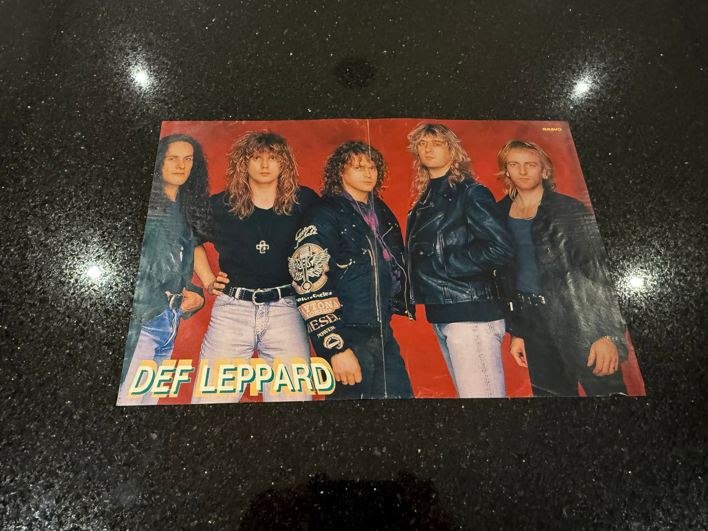 DEF LEPPARD Medium Sized Old School Poster - RARE