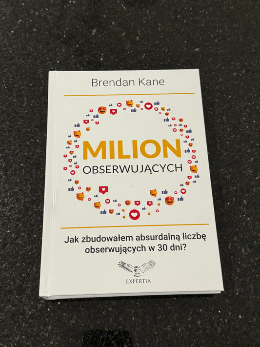 Polish 🇵🇱 Book - Brendan Kane - Milion Obserwujacych