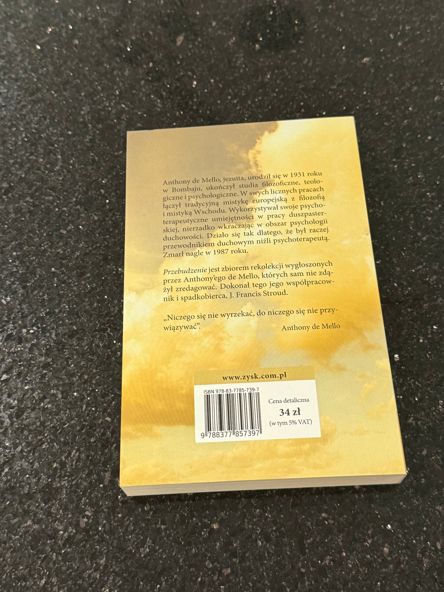 Polish 🇵🇱 Book - Anthony de Mello - Przebudzenie