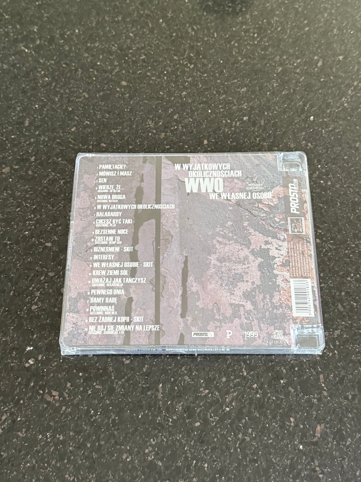 Polish 🇵🇱 Hip Hop - WWO - We Własnej Osobie(Reedycja) CD POLISH RELEASE Polski Hip Hop Prosto