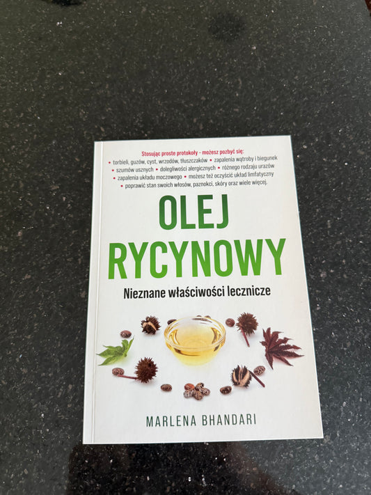 Polish 🇵🇱 Book - B Marlena Bhandari - Olej Rycynowy - Nieznane Wlasciwosci