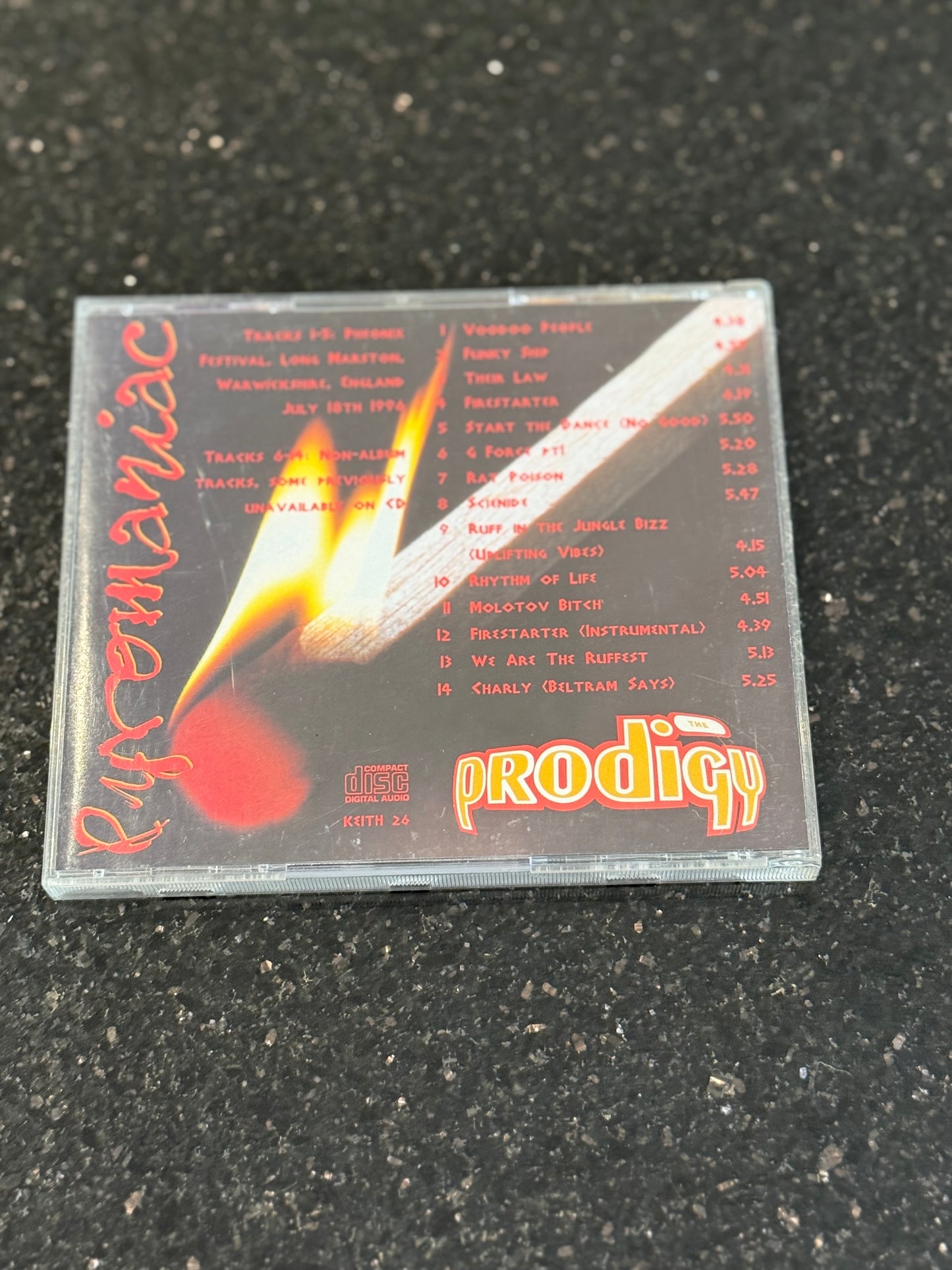 The Prodigy - Pyromaniac - Rare CD